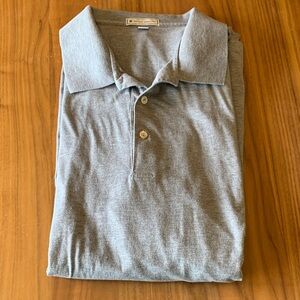 Peter Millar‎ Grey Cotton Polo Size XXL